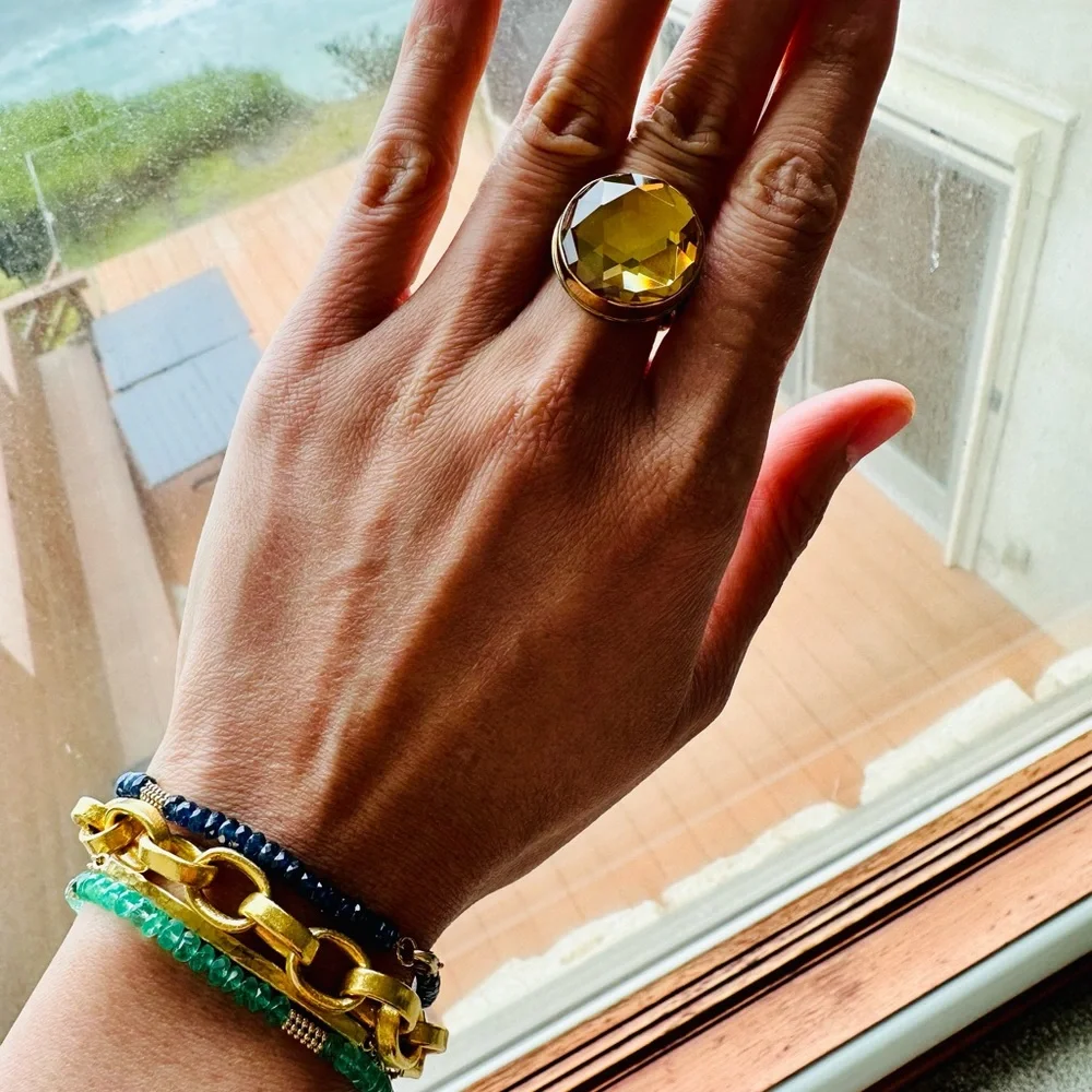 Bony Levy El Mar blue sapphire 14k yellow gold bracelet - Picture 6 of 6